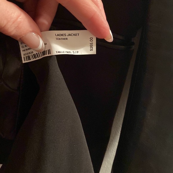 Rudsak black leather blazer - Picture 10 of 12